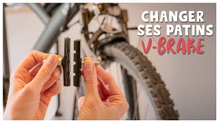 Changer FACILEMENT ses PATINS et RÉGLER SES FREINS VÉLO VBRAKE [upl. by Herrington]