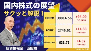 日米中銀ウィーク通過！来週以降は雲抜けチャレンジ？（2024年6月14日号）山田勉 投資 ＃カブコム [upl. by Myles]