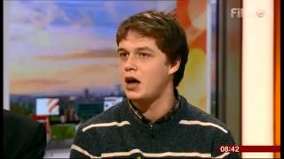 Polyglot Alex Rawlings on BBC Breakfast [upl. by Rayford428]