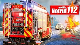 NOTRUF 112 FeuerwehrSimulator als APP für iOS und Android angespielt [upl. by Able511]