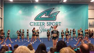 Cheer Sport Great White Sharks Worlds Showcase [upl. by Nannek]