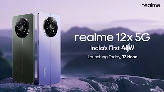 realme 12x 5G  Launching on 2nd April 12 Noon [upl. by Aknaib756]