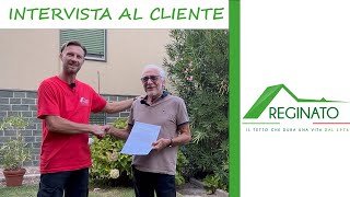 Testimonianza Del Cliente  Rifacimento Tetto da Tegole a Pannelli Coibentati  Fabio Reginato [upl. by Ysnat305]