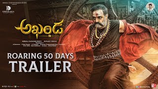 Akhanda Roaring 50 Days Trailer  Nandamuri Balakrishna  Boyapati Srinu  Pragya Jaiswal  Thaman S [upl. by Chappelka]