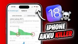 iOS 18 Akku schnell leer 🪫 DAS musst du TUN um Akku zu sparen [upl. by Meghann]