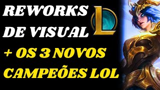 Riot faz Mudanças e responde sobre Novos Reworks e Campeões do League of Legends [upl. by Eicaj553]