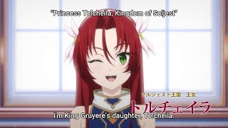 When A New Girl Appears Late Into the Story Princess Tolcheila Gruyere  Tensai Ouji anime clip [upl. by Onida]