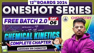 Class12th 6 Chemical Kinetics One Shot Day 6  PYQs  By Abhishek Sir Chemistry asc HSC 2024 [upl. by Erlond]