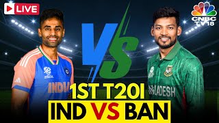 India Vs Bangladesh Match LIVE  India Vs Bangladesh 1st T20I Score  Suryakumar Yadav  N18L [upl. by Bogosian]