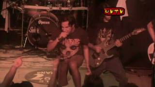 Bonded By Blood quot Mind Pollutionquot Live At Reggies in Chicago IL [upl. by Bergman]