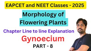 Gynoecium  Morphology of Flowering Plants Line by line Explanation  Part8 [upl. by Kiley]