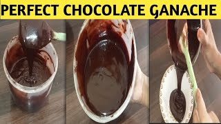 1 minute recipe ❤️ ganache recipe  ganache kaise banate hain  ganache  homemade ganache for cake [upl. by Eisle740]