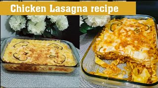 Chicken Lasagna recipeSpicy Chicken LasagnaFoodwithSpice chickenlasagna [upl. by Jilly674]