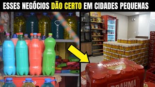 6 IDEIAS DE NEGÓCIOS QUE DÃO LUCRO EM CIDADES PEQUENAS [upl. by Aronoff]