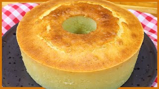 BOLO SIMPLES DE TRIGO I SUPER FOFINHO I DELICIOSO I ECONÔMICO I Receitas de Pai [upl. by Alyaj756]