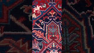 Medallion 9’10” x 13’7″ Heriz Rug [upl. by Aelrac605]