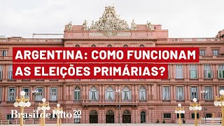 Argentina como funcionam as primárias da eleição presidencial [upl. by Inahpit]