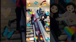 Prank ke Chakar Main Galt Pnga Leliya 😨😜SHE is Mad 👈🏻 funny shorts ESCALATOR Prank [upl. by Pretrice]