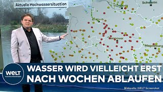 HOCHWASSER IN DEUTSCHLAND Mehr Wassermassen erwartet In diesen Regionen bleibt die Lage angespannt [upl. by Caia867]