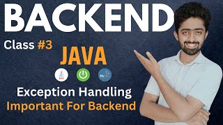 Exception Handling in Java  Backend Development Course  lecture 03 [upl. by Hauge]