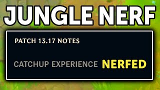 Riot Nerfed Catch up Experience in the Jungle [upl. by Yasdnyl]