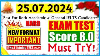 IELTS LISTENING PRACTICE TEST 2024 WITH ANSWERS  25072024 [upl. by Ahsas786]