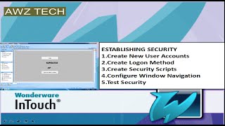 Establishing Security Wonderware intouch [upl. by Tra]