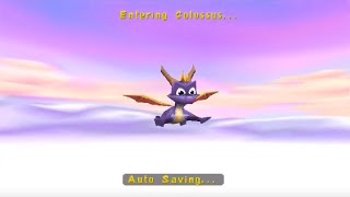 Colossus  Spyro 2 Riptos Rage  100 Walkthrough Part 03 [upl. by Jodie]