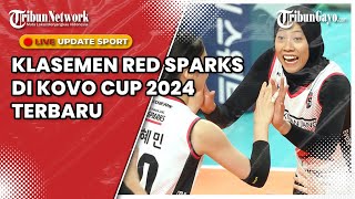 🔴LIVE JADWAL DAN KLASEMEN RED SPARKS DI KOVO CUP 2024 MEGAWATI HARUS KASIH LEBIH [upl. by Orji]