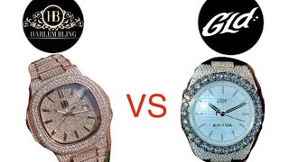 Harlem Bling VS Shop GLD watch comparison [upl. by Inittirb]