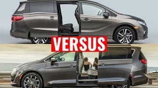 2018 Honda Odyssey vs Chrysler Pacifica [upl. by Heyde]