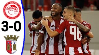 Olympiacos vs Braga 30 All Goals and Extended Highlights [upl. by Eliath101]