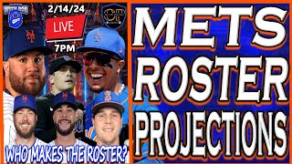 Mets Roster Projections 2024  New York Mets  Spring Training  Mets News  Mets Hot Stove  MLB [upl. by Carrew]