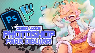 ¿Cómo usar Photoshop para dibujar en Digital  BÁSICO  Short Cuts  Atajos [upl. by Brogle]