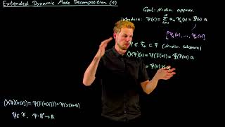 Extended Dynamic Mode Decomposition 1  Finite dimensional subspaces DS4DS 805 [upl. by Einavoj]