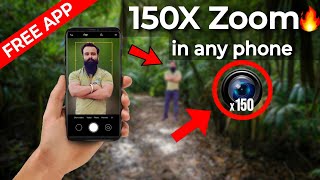 150x Zoom in any Mobile Camera Free Apk 2024 100 work in Every Android Mobile [upl. by Adnav668]