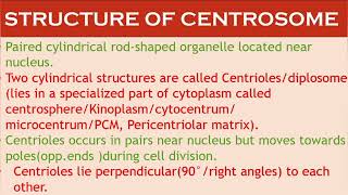 Structure of Centrosome and centrioles explained in MalayalamNurses Motive [upl. by Ogden]