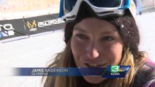 Slopestyle snowboarding Olympic qualifiers at Mammoth Mountain [upl. by Berta]