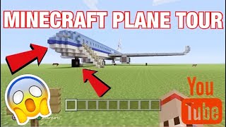 Minecraft Airplane  Creative Mode  No Talking [upl. by Emersen]