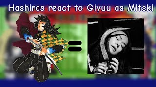 Hashiras react to Giyuu as Mitski  2x  12 [upl. by Ariamat931]