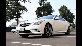 2014 INFINITI Q60 Coupe with Sport Package Walk Around and Info [upl. by Rozella194]