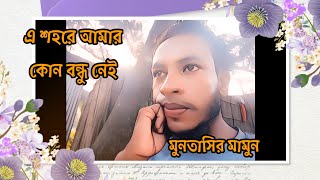 এ শহরে আমার কোন বন্ধু নেই।। আবৃত্তি মুনতাসির মামুন [upl. by Markiv628]