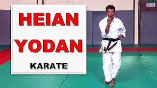 Karate  Heian Yodan Part 2 KarateBlognet [upl. by Rodama]