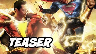 Shazam Black Adam Scene  Shazam vs Black Adam Teaser Breakdown [upl. by Lonne]