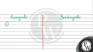 How ascomycetes are different from basidiomycetes W [upl. by Biddy]