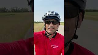 Enbridge Tour of Alberta for Cancer  Day 1 ended with 75Km bike run cycling [upl. by Torrell]