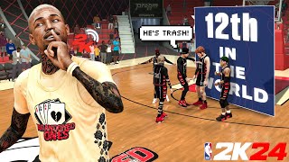 TOP RANKED PROAM TEAM CHALLENGED ME IN COMP PROAM ON NBA 2K24 [upl. by Llewol]