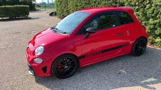 Abarth 595 Competizione with Magnetti Marelli Bombardone exhaust  Car Kingdom Southend [upl. by Saduj]