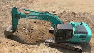 Building A Football Ground  Excavator Videos  Construction Site  Skillful Operator [upl. by Aletsirc]