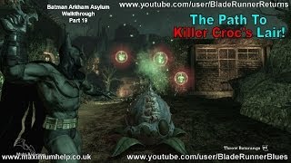 19 The Path To Killer Crocs Lair Batman Arkham Asylum Walkthrough Hard Difficulty PC Max Settings [upl. by Yvan]